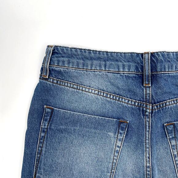 One Teaspoon Outlaws Shorts Size 26‎ Cutoff 100% Cotton Denim Light Blue Wash - Picture 9 of 15